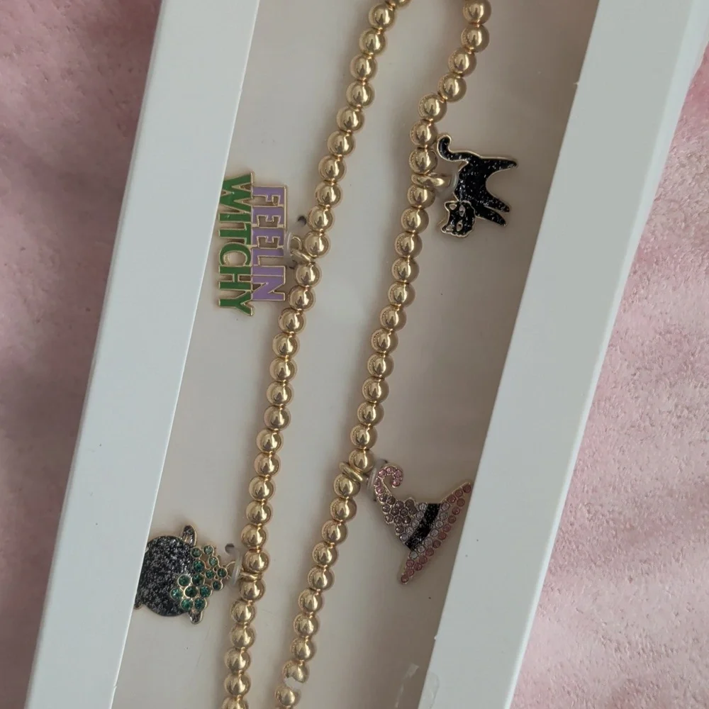 Baublebar Phone Charm Wristlet Witchy Bling New